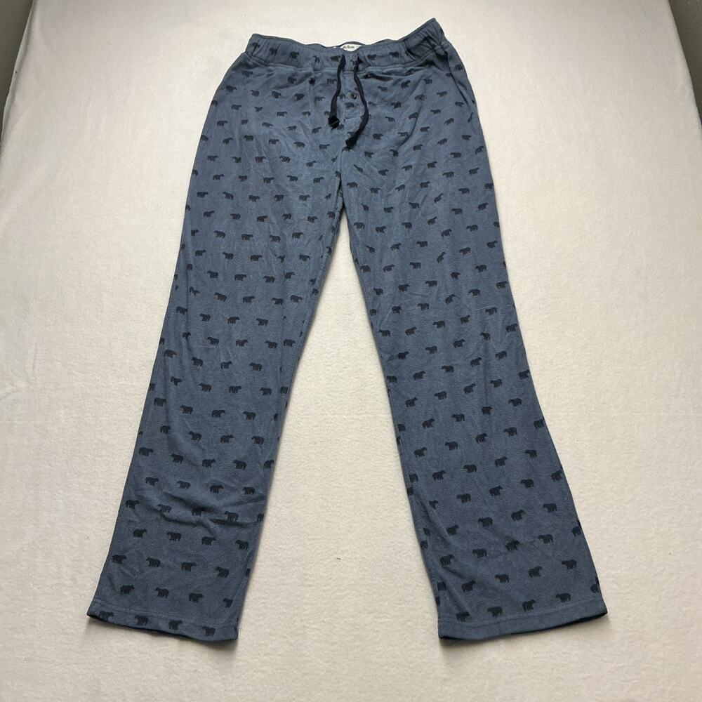 Goodfellow & Con Flannel Pajama Pants Size M Blue Drawstring Elastic Waist,4063
